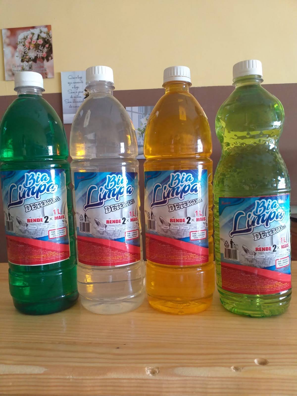 DETERGENTE 1L - Clear, Lim?o, Neutro, Ma