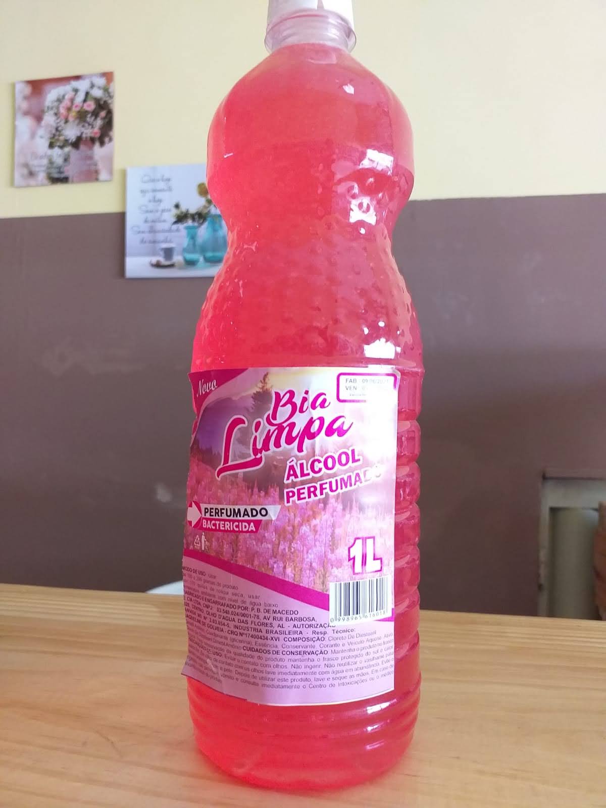ALCOOL PERFUMADO PRONTO 1L